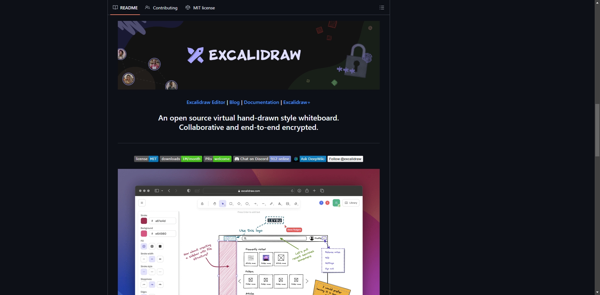 README区域截图
